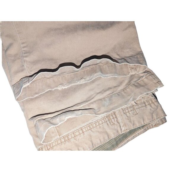Old Navy Loose Fit Cotton Khaki Pants Sz 42 x 30 Dark Khaki Mens - Picture 8 of 8